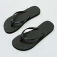 thumbnail image 1 of Crunowin Men And Women's Slippers, Soft Sole Couple Style Summer Use Indoor Casual Slippers Black, 1 of 6