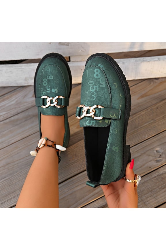 Women's Casual Flats Fashion Style Pointed Toe Slip-On Design Wedge Sole Outdoor Shoes Green Size8.5