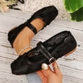 thumbnail image 1 of Crunowin Women's Lace-Up Elastic Low-Heeled Shoes, Fashionable Casual Breathable Spring/Summer Mesh Upper Trendy Comfortable Footwear Black 9.5, 1 of 9