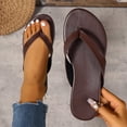 thumbnail image 1 of Crunowin Women's Round Toe Sandals, Spring/Summer Fish Mouth Design Casual Style Everyday Comfortable Sandals Coffee, 1 of 9