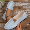 thumbnail image 1 of Crunowin Women's Soft Sole Casual Flats, Covered-Toe Spring/Summer Soft Sole Versatile Everyday Comfort Shoes Sky Blue, 1 of 9