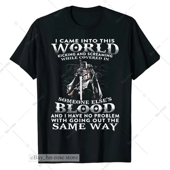 Crusader Templar Knight Shirt For Men - Dark Medieval Christian Warrior Ts Unisex S-5XL Hot Trending Shirt Birthday Gift