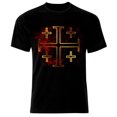 thumbnail image 1 of Crusader Warrior Knight Templar Christianity Jesus Cross T-Shirt, 1 of 2
