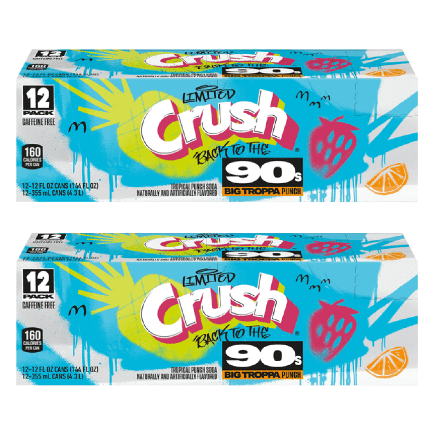 TK crush Crush Back to the 90s Limited Edition Soda 12 fl oz Cans 12 Pack