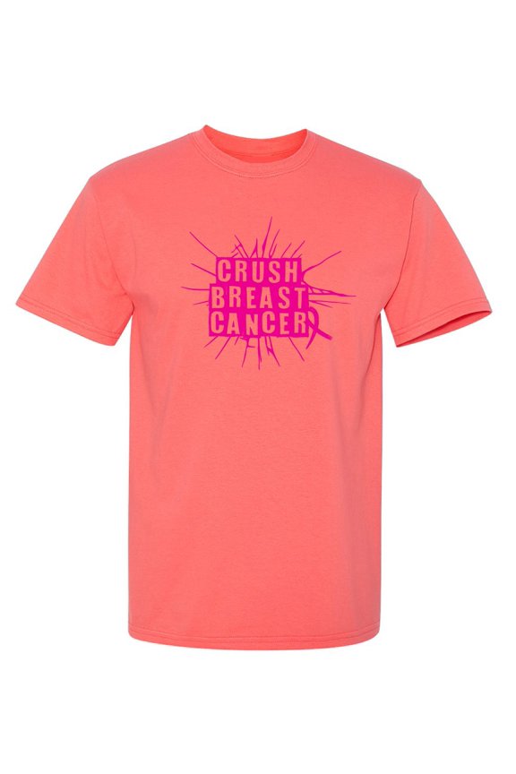 Crush Breast Cancer Funny Tee Graphic Tee TShirt Gift