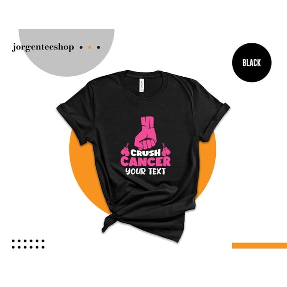 Crush Breast Cancer Shirt, Breast Cancer Support Squad Tee, Breast Cancer Shirt, Cancer Warrior Shirt, Cancer Awareness Shirt, Unisex Shirt TSHIRT All Size S-5XL