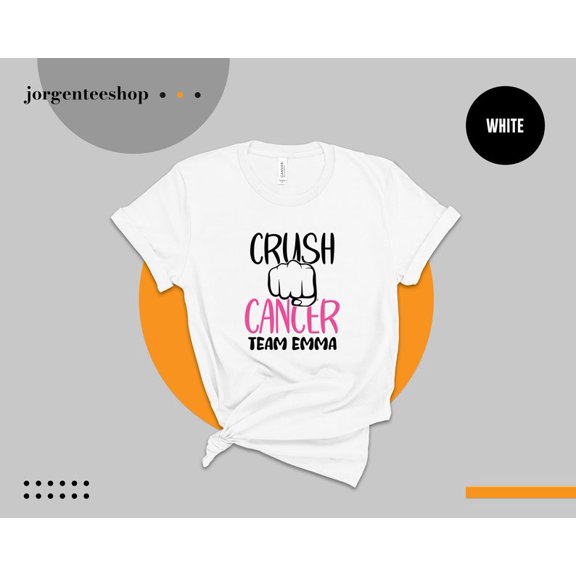 Crush Breast Cancer Shirt, Breast Cancer Support Squad Tee, Breast Cancer Shirt, Cancer Warrior Shirt, Cancer Awareness Shirt, Unisex Shirt TSHIRT All Size S-5XL