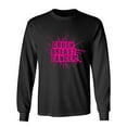 thumbnail image 1 of Crush Breast Sarcastic Humor Novelty Men's Long Sleeve Shirts, 1 of 3