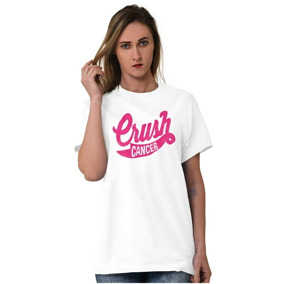 Crush Brest Cancer BCA Warrior Women's Graphic T Shirt Tees Brisco Brands M