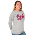 thumbnail image 1 of Crush Brest Cancer BCA Warrior Women's Long Sleeve T Shirt Brisco Brands M, 1 of 6