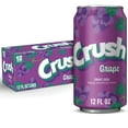 thumbnail image 1 of Crush Caffeine Free Grape Soda Pop, 12 fl oz, 12 Pack Cans, 1 of 10