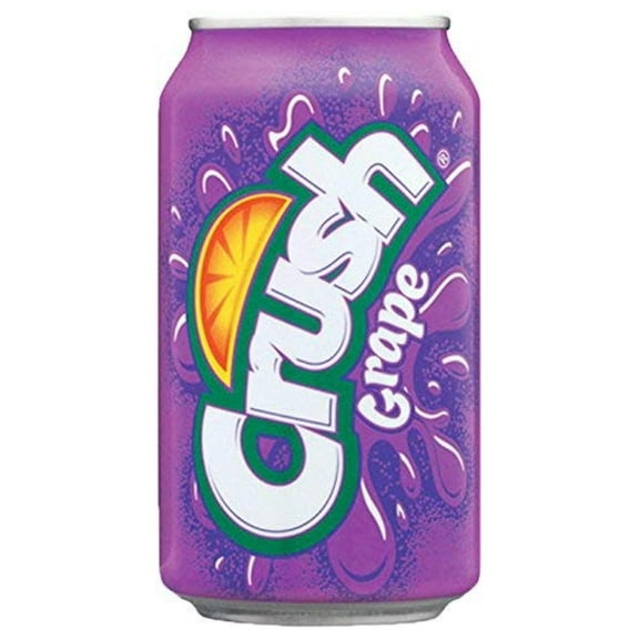 Crush Grape Soda, 12 Fl Oz Cans, 12 Pack