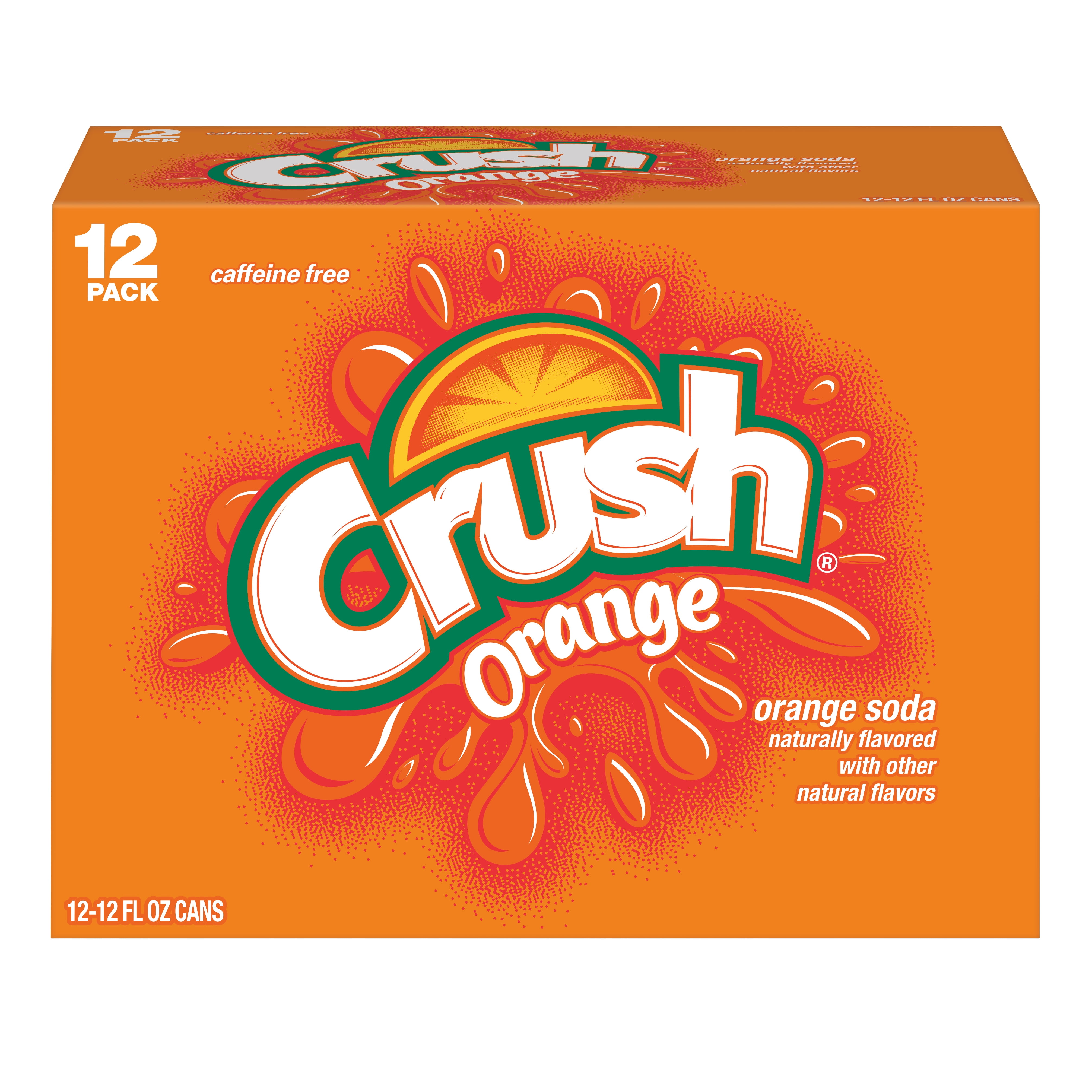 Crush Orange Soda, 12 Fl. Oz., 12 Count