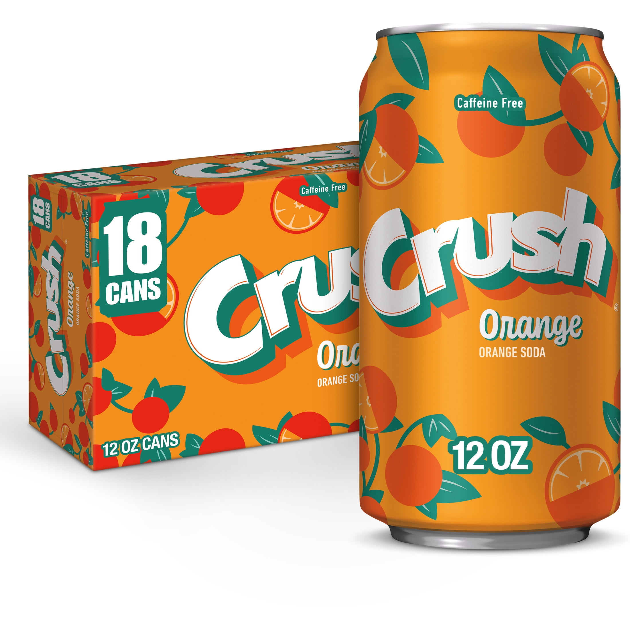 Crush Orange Soda, 12 fl oz cans, 18 pack - Walmart.com