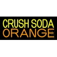 thumbnail image 1 of Crush Orange Soda LED Neon Sign 6 x 15 - inches, Black Square Cut Acrylic Backing, with Dimmer - Bright and Premium built indoor LED Neon Sign for Defence Force., 1 of 6