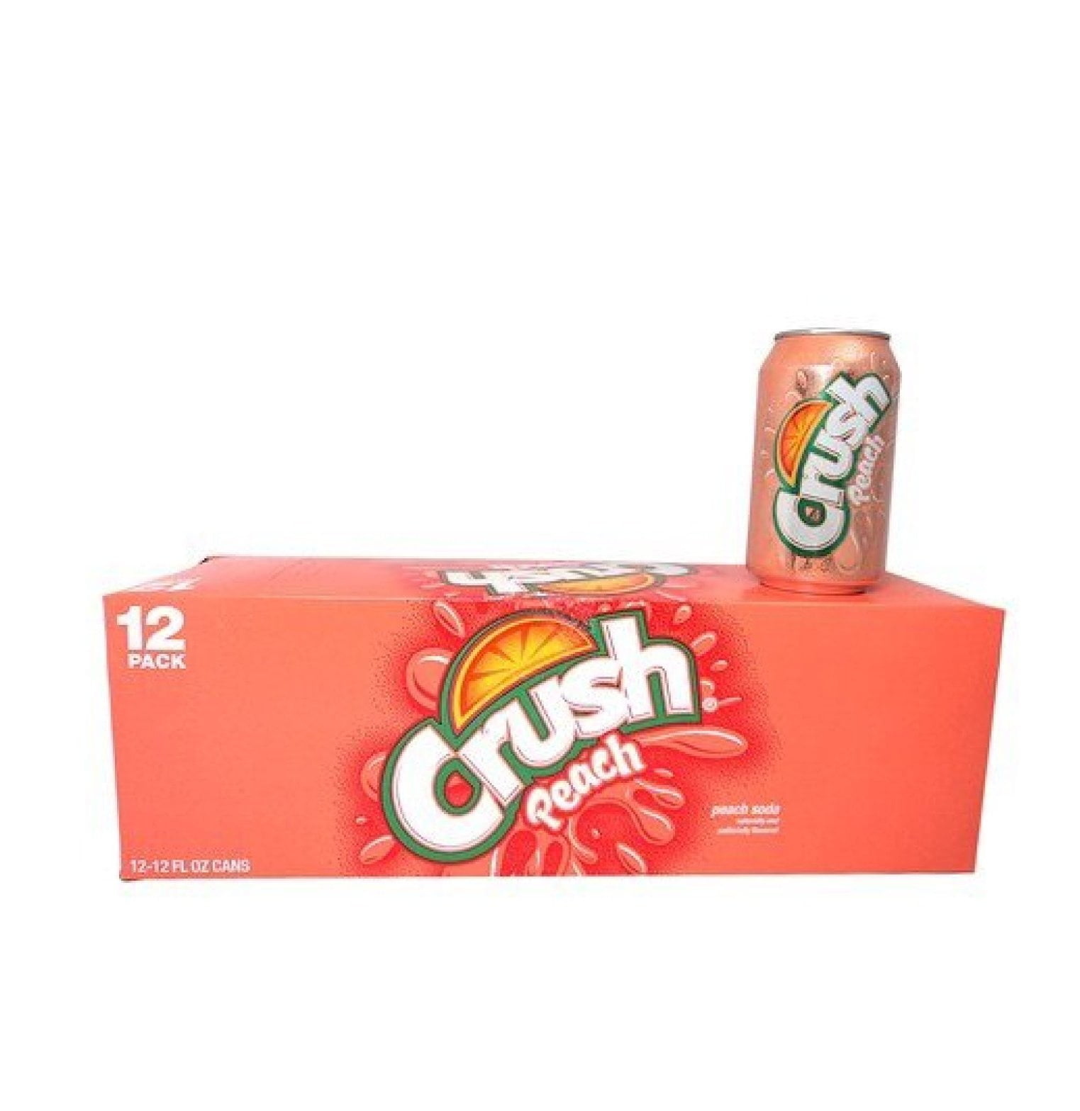 Crush Peach Soda 12oz Cans (Pack of 12) - Walmart.com