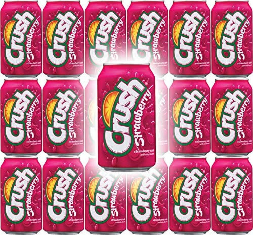 Crush Strawberry Soda - 355mL  Candy Funhouse – Candy Funhouse US