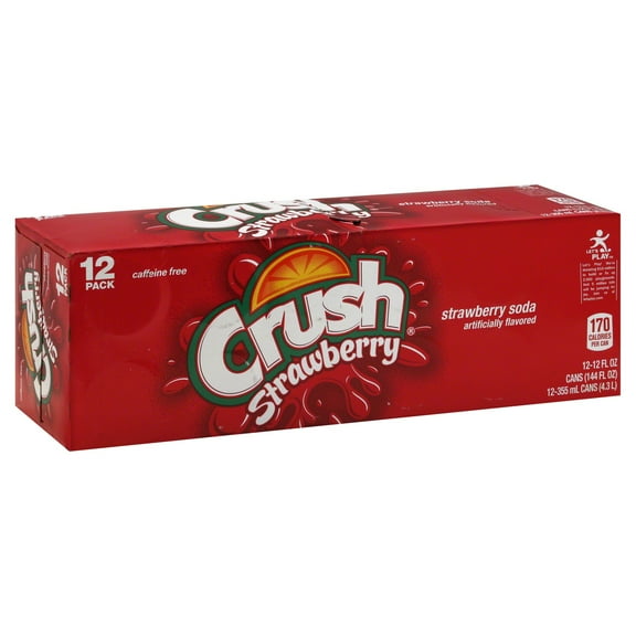 Crush Us Strawberry - 355 Ml X 12 Cans