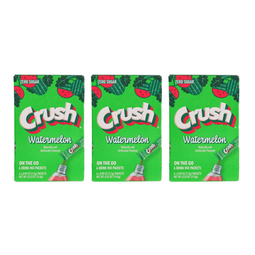 Crush Watermelon Flavored On-The-Go Drink Mix (6 ct., 3-pack)