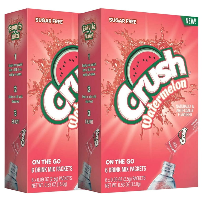 Crush Powder Drink Mix Sugar Free & Delicious, 43 OFF