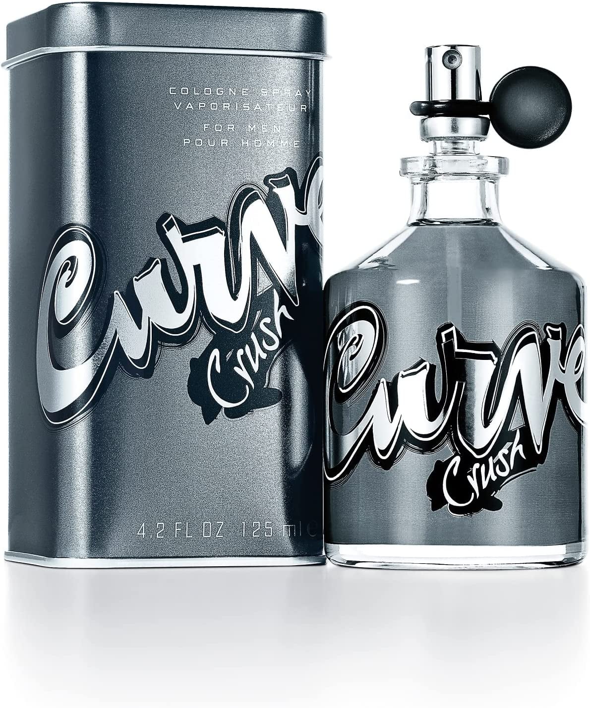 Crush by Curve Cologne Spray for Men 4.2 oz (Pack of 2)