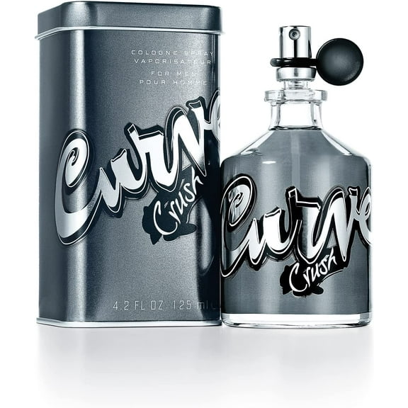 Crush by Curve Cologne Spray for Men 4.2 oz (Pack of 2)