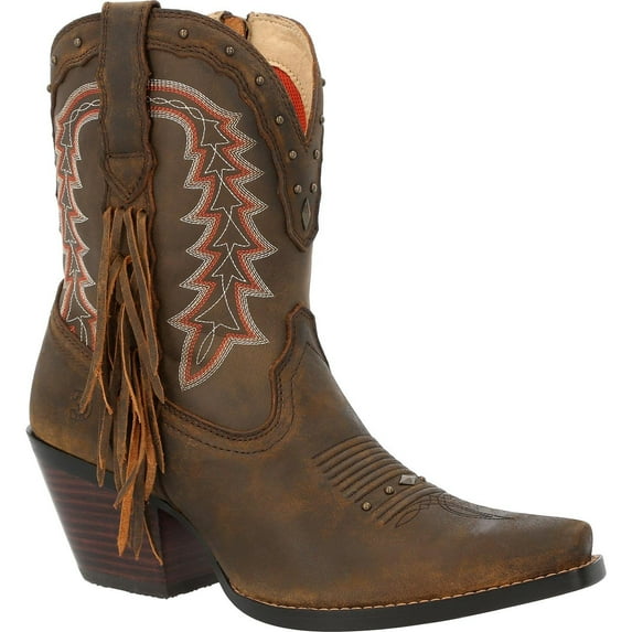 Crush™ by Durango® Women's Roasted Pecan Bootie Western Boot Size 8.5(M)
