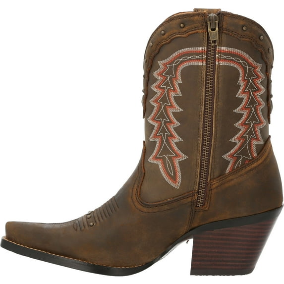 Crush™ by Durango® Women's Roasted Pecan Bootie Western Boot Size 8.5(M)