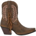 thumbnail image 1 of Durango Womens Crush Embroidered Snip Toe Cowboy  Ankle Boots, 1 of 5