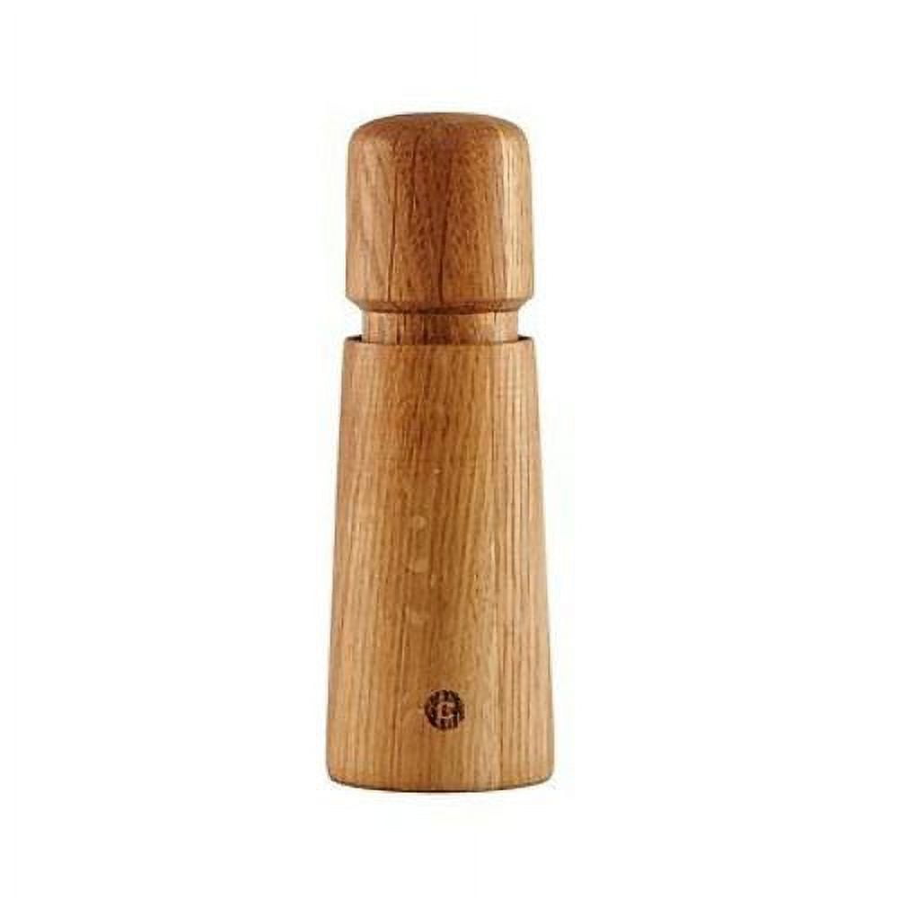 CrushGrind Stockholm 7.75" Oak Wooden Salt or Pepper Mill / Grinder