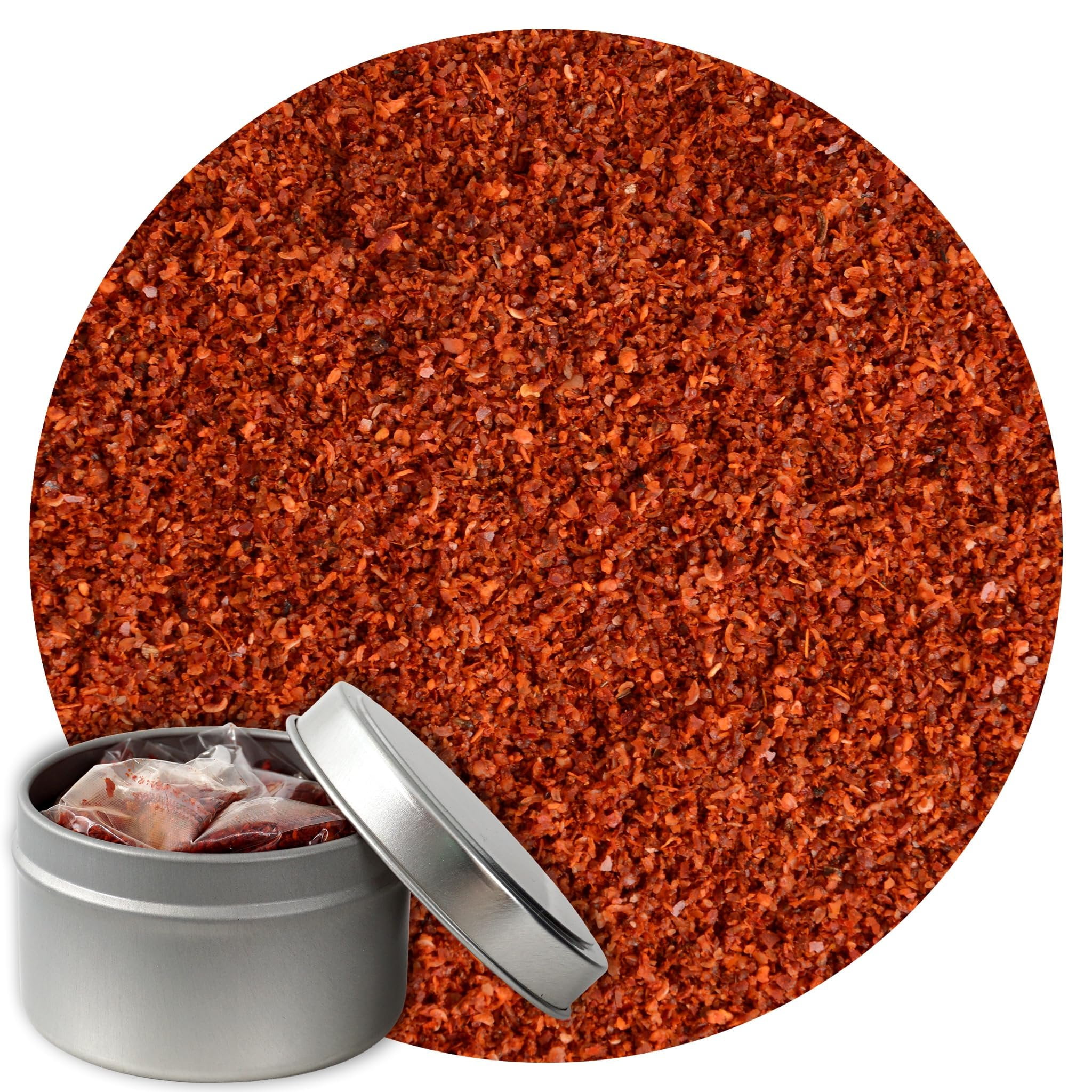 Crushed Aleppo Pepper Seasoning, 14 Ounce Resealable Bag, Hampton Distribution