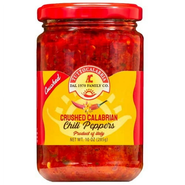 Crushed Calabrian Chili Pepper, Paste/Spread/Sauce, Hot, Savory