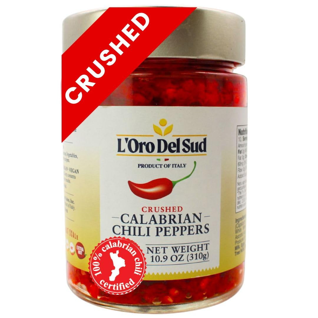 Crushed Calabrian Chili Peppers DNF2 Paste, 9.8 oz (280 g) Spread