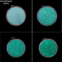 Crushed Emerald Hydro Quartz Coarse Gemstone All Size Perfect For Stone Inlay, Stone Healing Powder Woodwork Inlay Ring Inlay Crush Stone 0.5 to 1 MM 50 Gram ( 1.76 OZ )