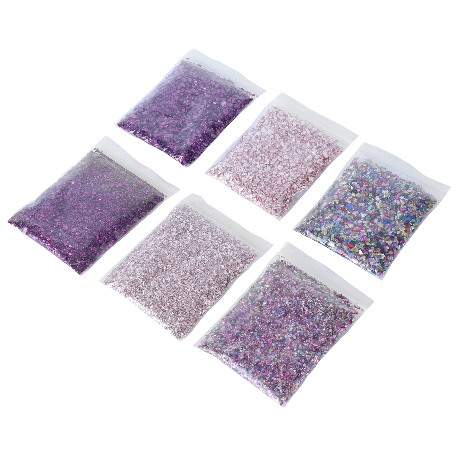 Crushed Glass Shining Diy Irregular Glass Chips Filler Glitter Craft Resin Decoration 3543