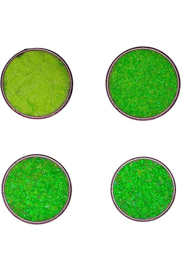 Crushed Green Opal Coarse Stone Powder All Size Premium Inlay Material Woodwork Fire Opal Ring Inlay Sparkling Fire Green Healing Crystals Chips Decoration Craft DIY 1 to 3 mm 10 Gram (50 Carat)