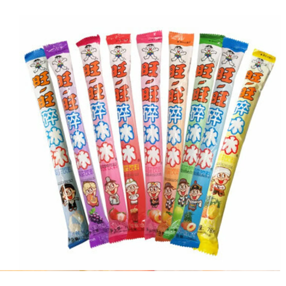 Crushed Ice Freezer Pops Kit, 20 Pack , 78 mL (2.6 fl oz) Each, Assorted Flavors, Shelf Stable