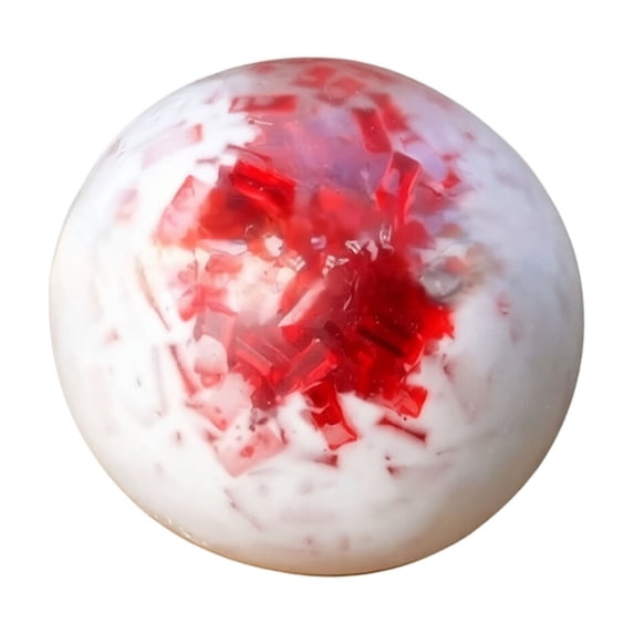 Crushed Ice Squishy Ball Toy, Ultra-Soft Slow Rising Stress Relief Fidget Toy, Calming Sensory Squeeze Ball for Desk Decor Office Home, Relaxing Gift for Adults