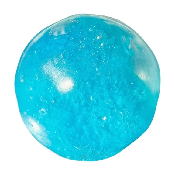 Crushed Ice Style Spherical Squishy Fidget Toys for Adults, Sensory Gadget Textured Coconut Balls Silhouette, Office Desk Accessory Pressure Relief Tool
