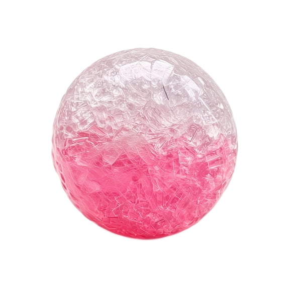 Crushed Ice Sugar Squishy Ball, Ultra-Soft Slow Rising Stress Relief Fidget Toy, Calming Sensory Squeeze Ball for Desk Decor Office Home, Creative Gift for Craft Lovers