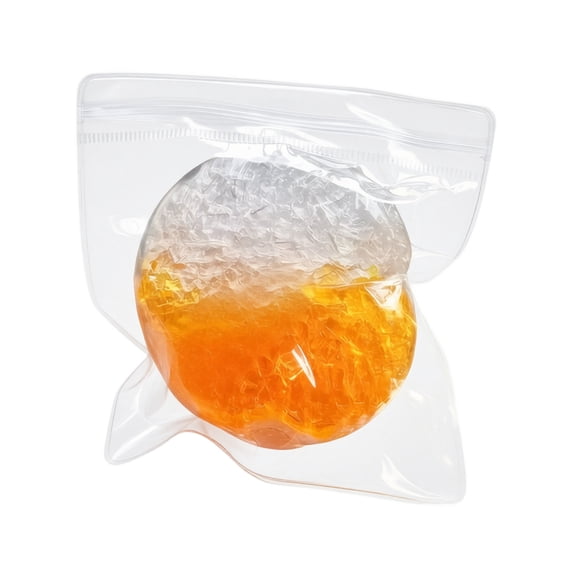 Crushed Ice Sugar Squishy Ball, Ultra-Soft Slow Rising Stress Relief Fidget Toy, Calming Sensory Squeeze Ball for Desk Decor Office Home, Creative Gift for Craft Lovers
