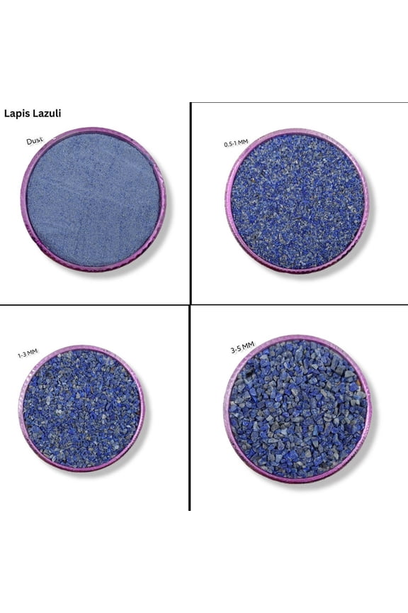 Crushed Lapis Lazuli Gemstone Coarse All Size Natural Lapis Gemstone Powder Crushed For Woodwork, Ring Inlay, Healing Stone Powder 6 to 8 MM 50 Gram ( 1.76 OZ )