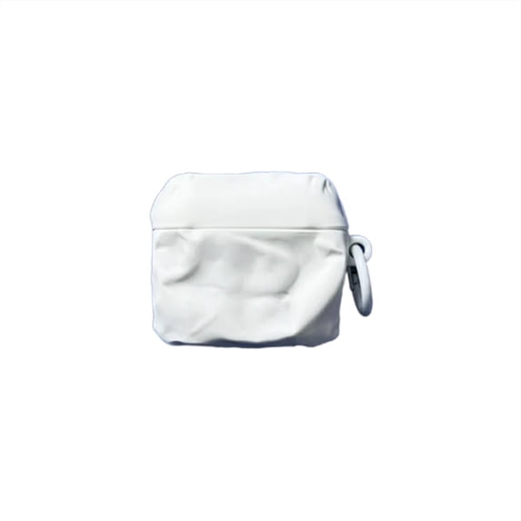 Crushed Paper Bag Pattern Soft Silicone AirPods Pro 2 3 4 Case, Wavy ...