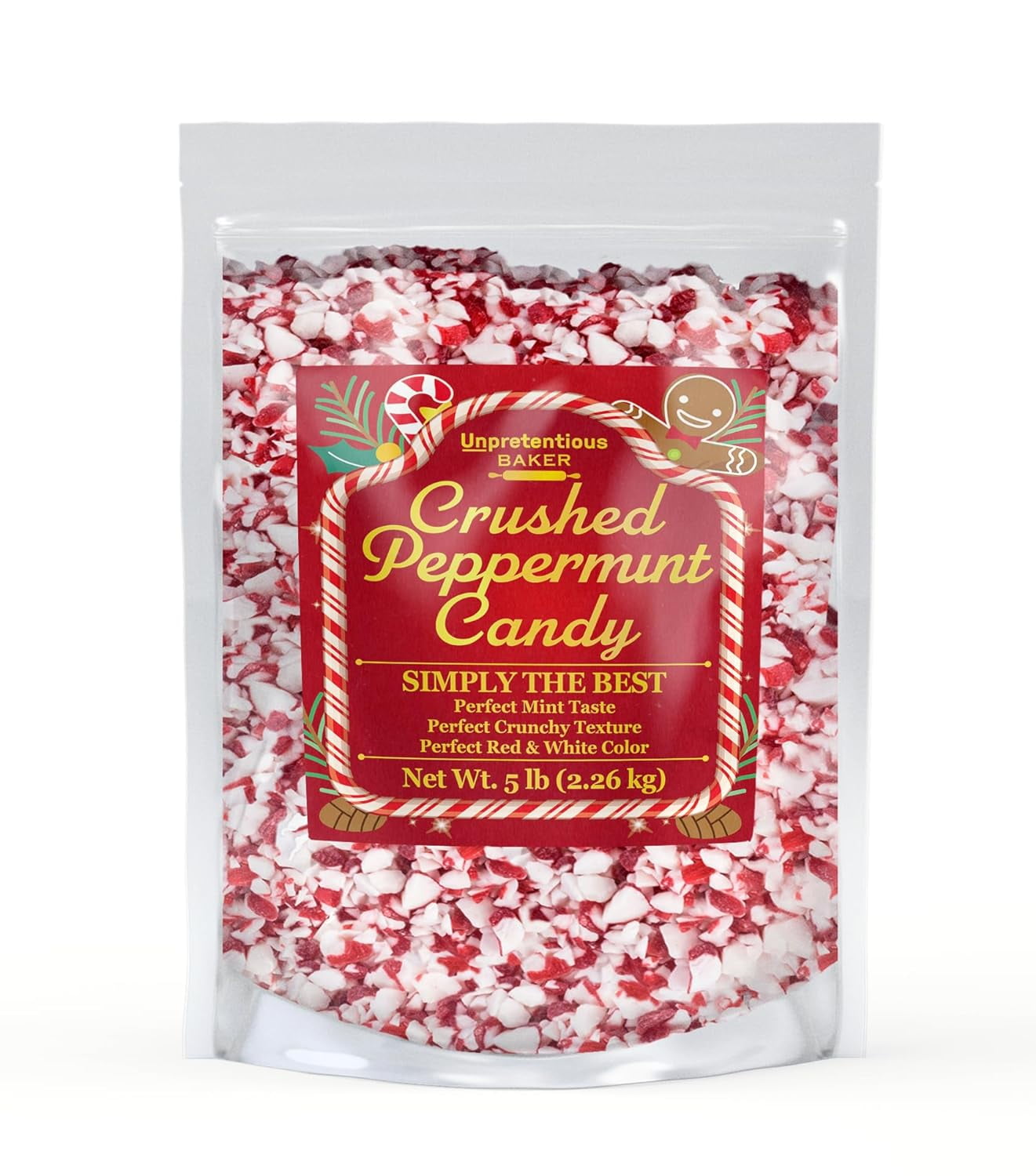 Crushed Peppermint Candy Pieces 5 lb.