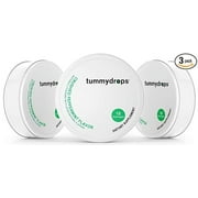 Crushed Peppermint Tummydrops Pack of 3 Tins-54 Total Drops