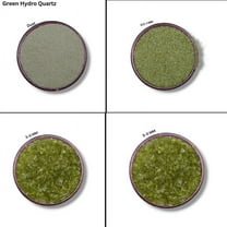 Crushed Peridot Hydro Quartz Coarse Gemstone Powder Hydro Quartz Crushed All Size For Stone Inlay, Stone Healing Powder Woodwork Inlay Ring 0.5 to 1 MM 50 Gram ( 1.76 OZ )
