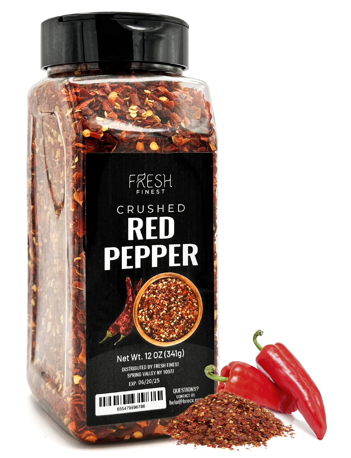 Crushed Red Pepper – 12oz Crushed Red Pepper Flakes – Crushed Chili Pepper Flakes for Pizza Dough, Sauces, Marinades – No Preservatives or Fillers – Pungent Spicy Taste - Walmart.com