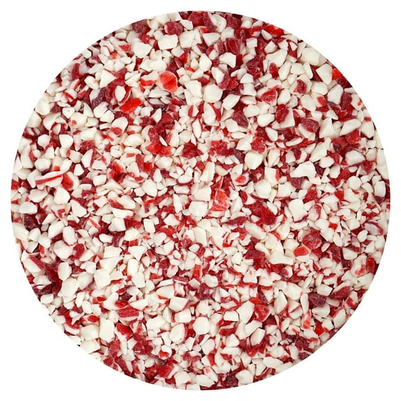 Crushed Red and White Peppermint Candy Pieces, 5 Pound Bag, Toppings, Cake Decorations