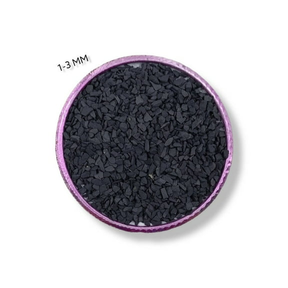 Crushed Shungite Gemstone Coarse 1-3 MM Natural Shungite Gemstone Powder Crushed Coarse For Woodwork Ring Inlay, Healing Stone Powder 50g