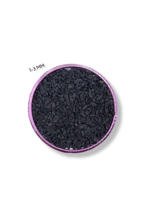 Crushed Shungite Gemstone Coarse 1-3 MM Natural Shungite Gemstone Powder Crushed Coarse For Woodwork Ring Inlay, Healing Stone Powder 50g